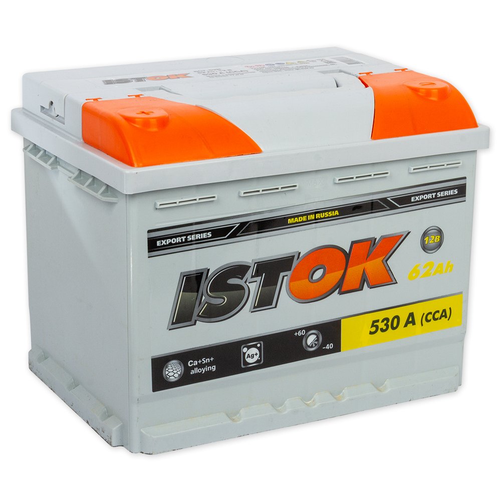 Аккумулятор Istok 6CT-62N 12V 62Ah 530A L+