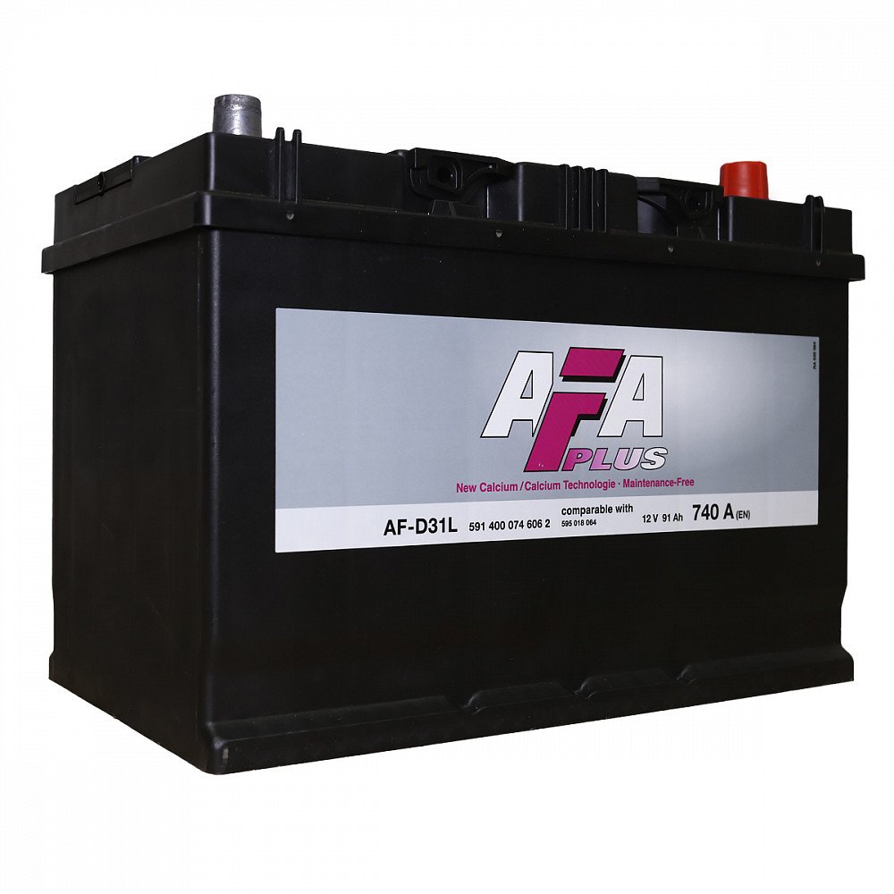 Аккумулятор Afa Plus AF-D31L 12V 91Ah 740A R+