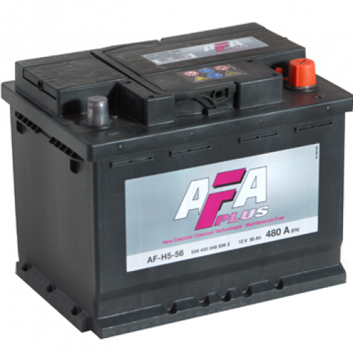 Аккумулятор Afa Plus AF-H5-56 12V 56Ah 480A R+
