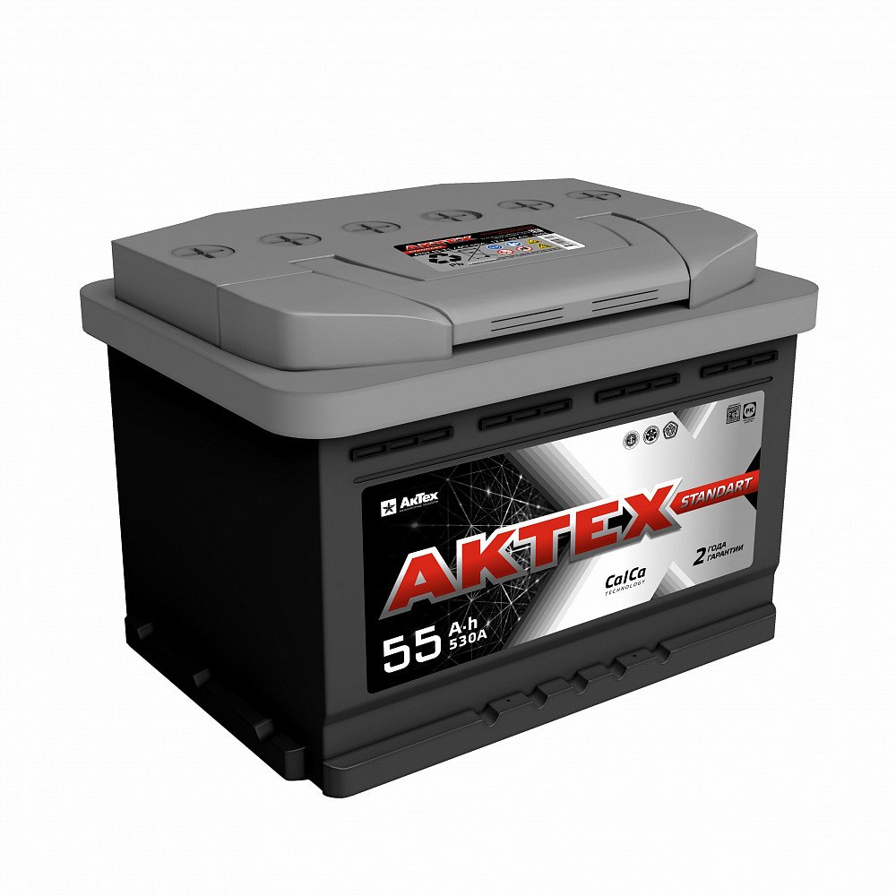 Аккумулятор АкТех Standart ATST 55-3-L 12V 55Ah 530A L+