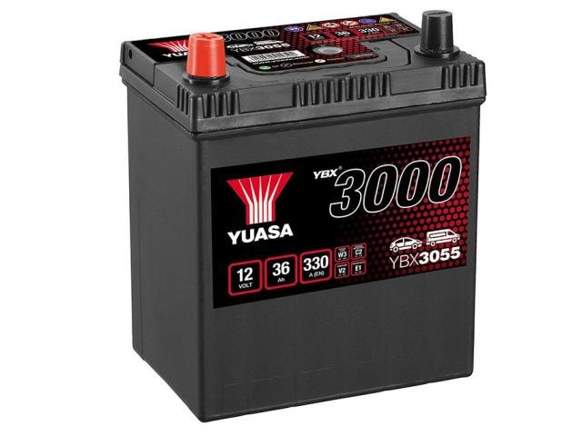 Аккумулятор Yuasa SMF YBX3055 12V 36Ah 330A L+