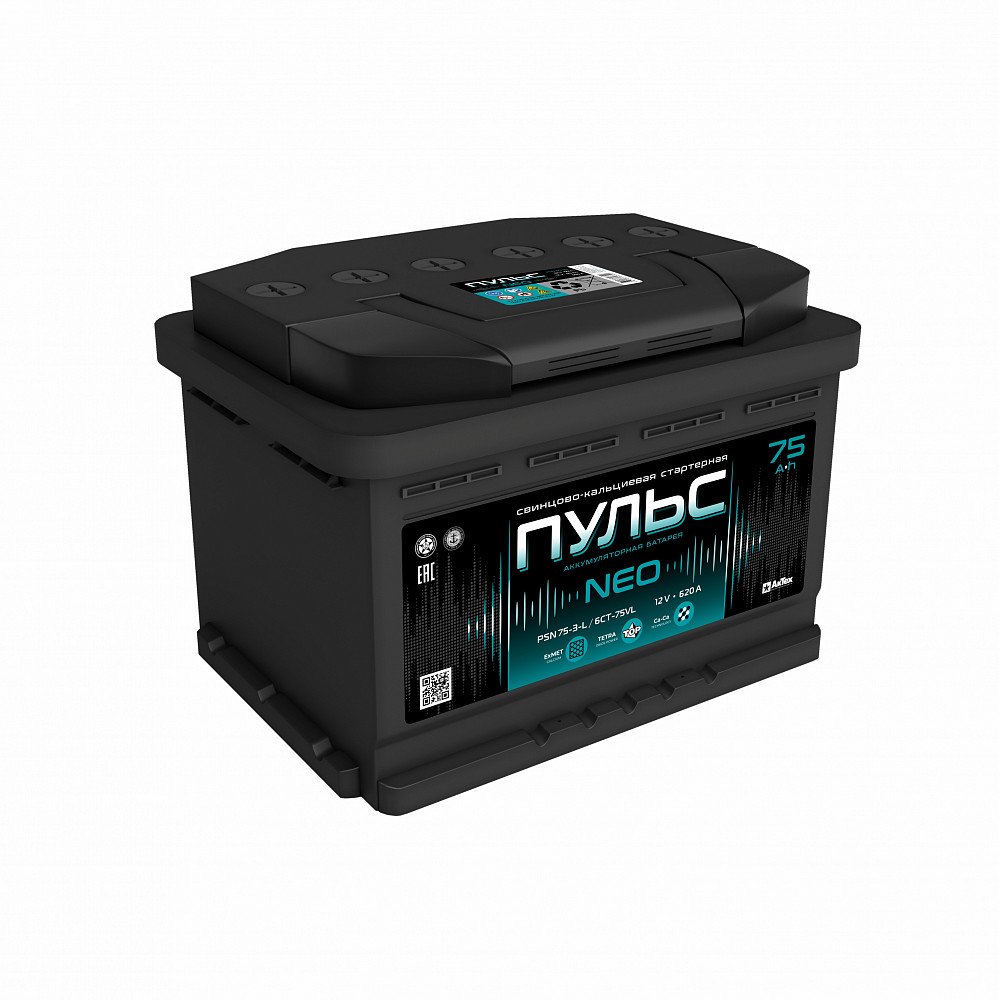 Аккумулятор Пульс Neo PSN 75-3-L 12V 75Ah 620A L+