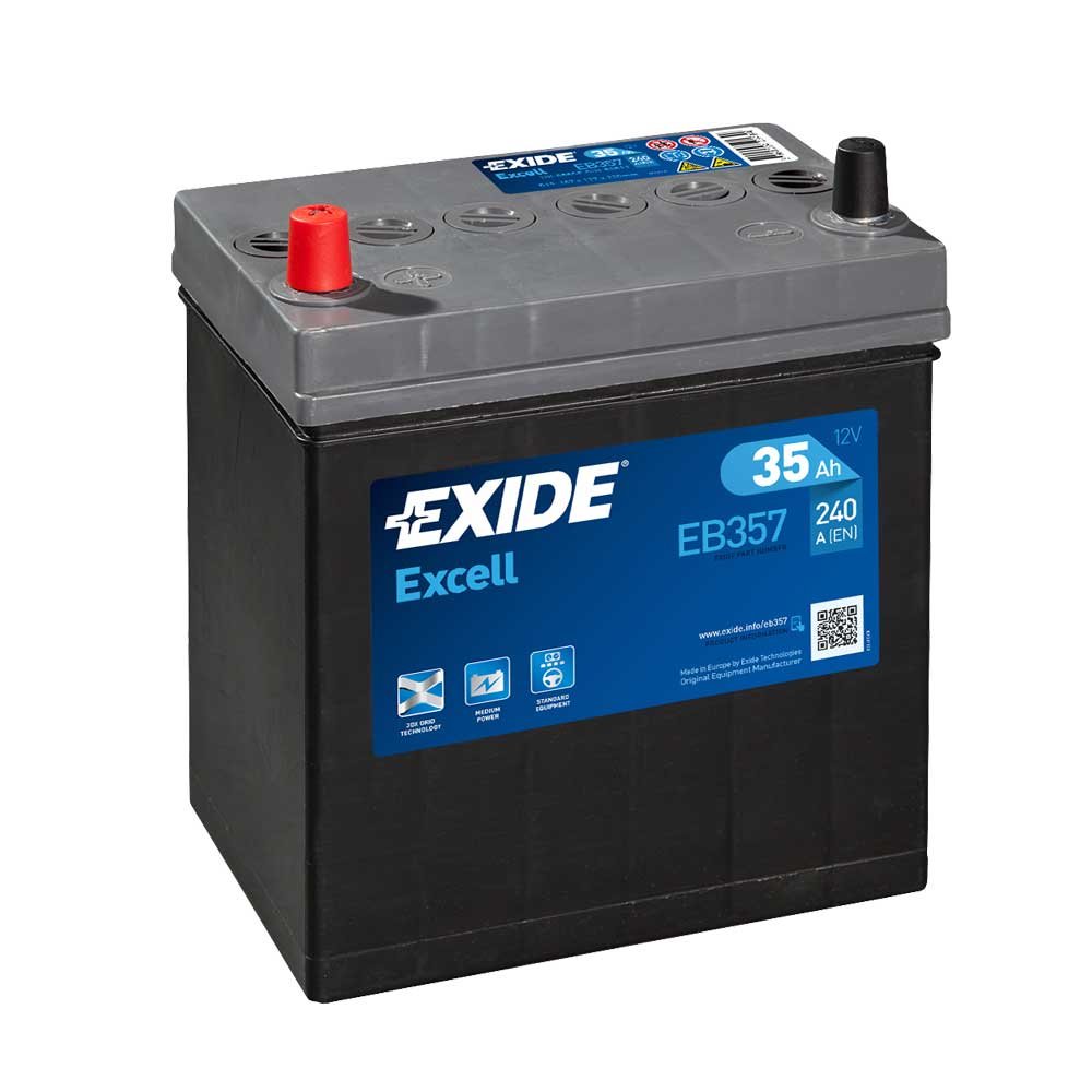 Аккумулятор Exide Excell EB357 12V 35Ah 240A L+