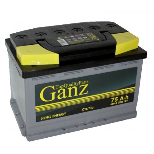 Аккумулятор Ganz GA751 12V 75Ah 680A L+
