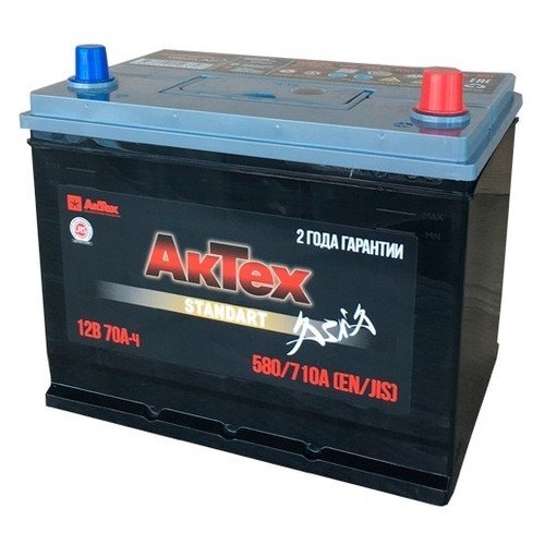 Аккумулятор АкТех Standart Asia 80D26L 12V 70Ah 580A R+